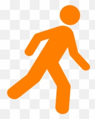 Walking Free Svg Png Transparent Background Download - Man Logo