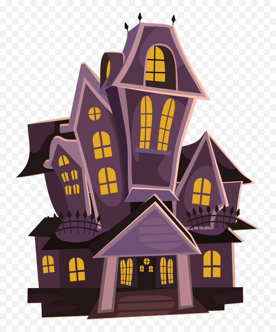 Haunted House Clipart Png - Haunted House Clipart Png,House Cartoon Png
