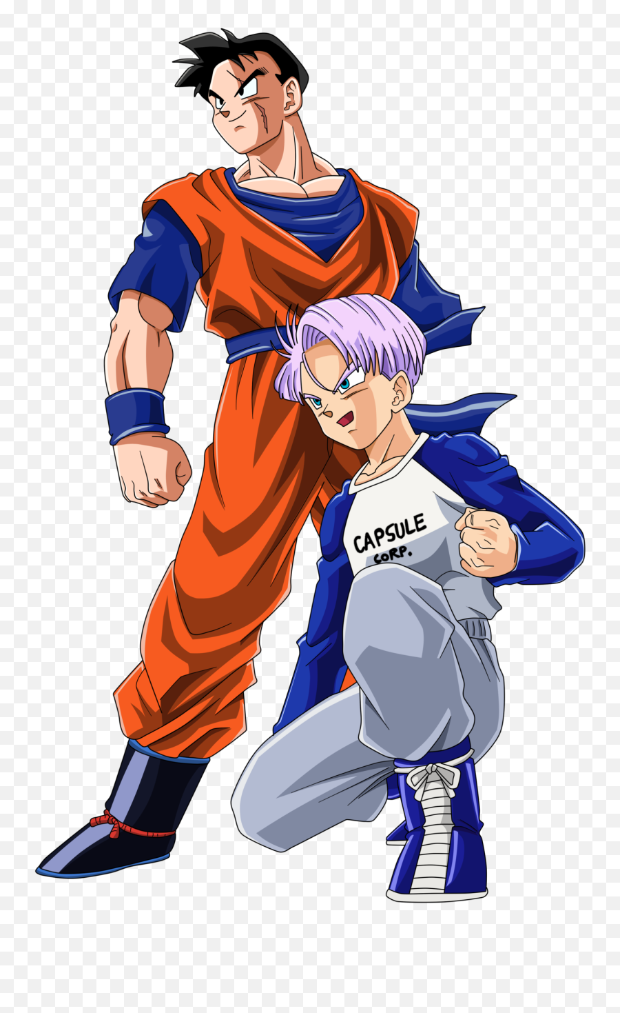 Future Z Fighters Vs Android 17 - Gohan Future E Trunks Png,Android 17 Png