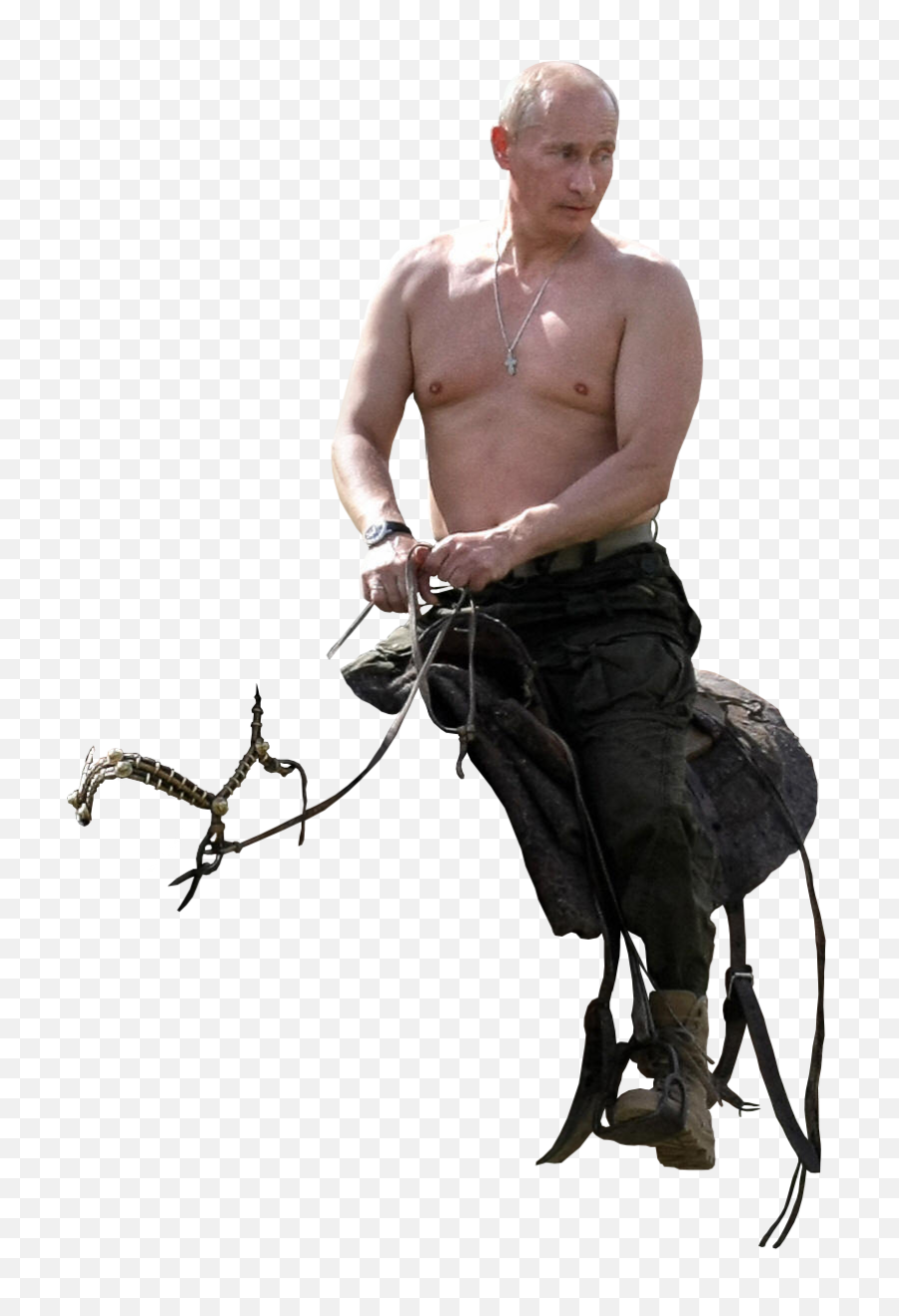 Download Hd Personputin - Putin On Horse Transparent Putin Riding Horse Png,Putin Head Png