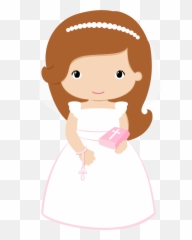 Comunion Niño - First Communion Girl Clipart png