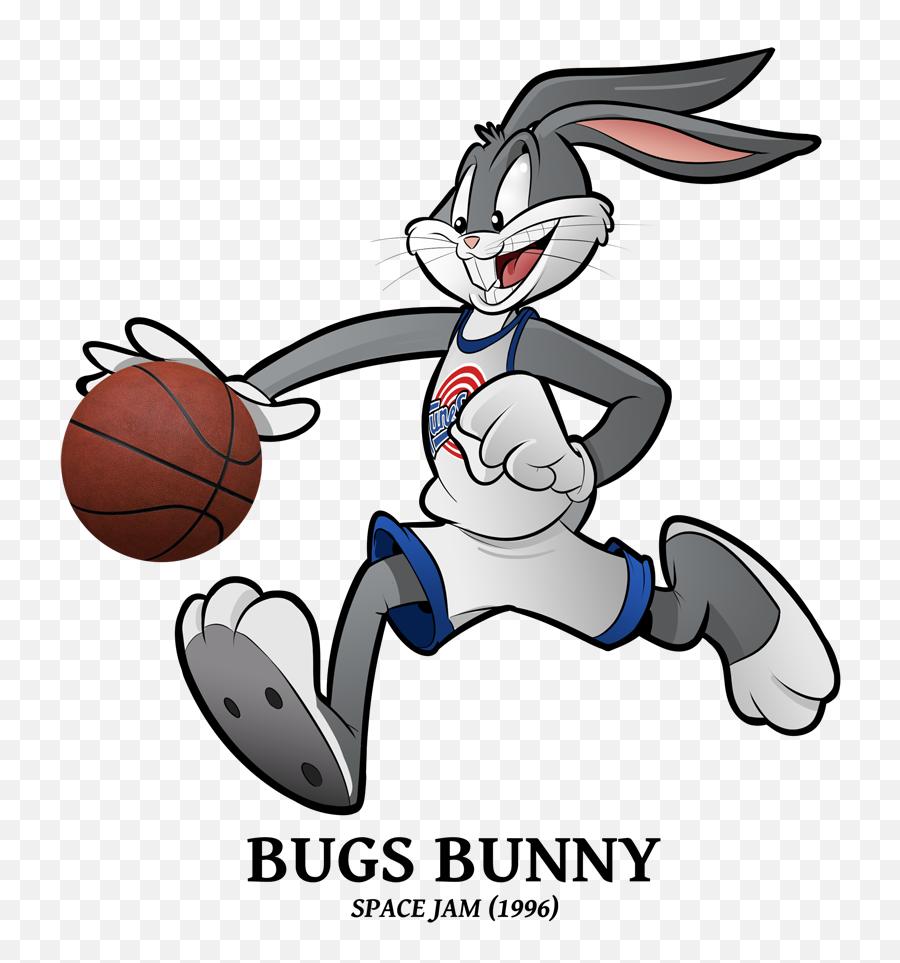 Bugs Bunny Space Jam Png Image - Space Jam Bugs Bunny Basketball,Space Jam Png
