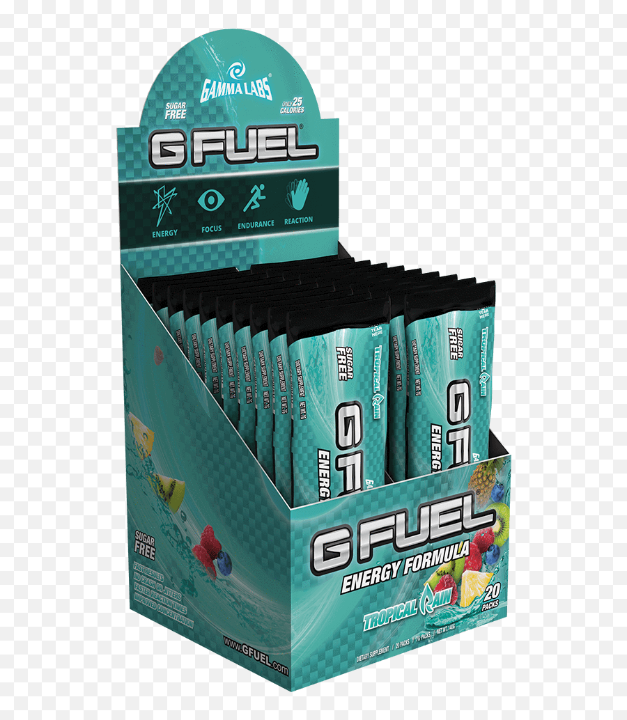 Tropical Rain Gfuel Box Vu003d1510089578 - Gamma Labs G Fuel Gfuel Sachets Png,Gfuel Png