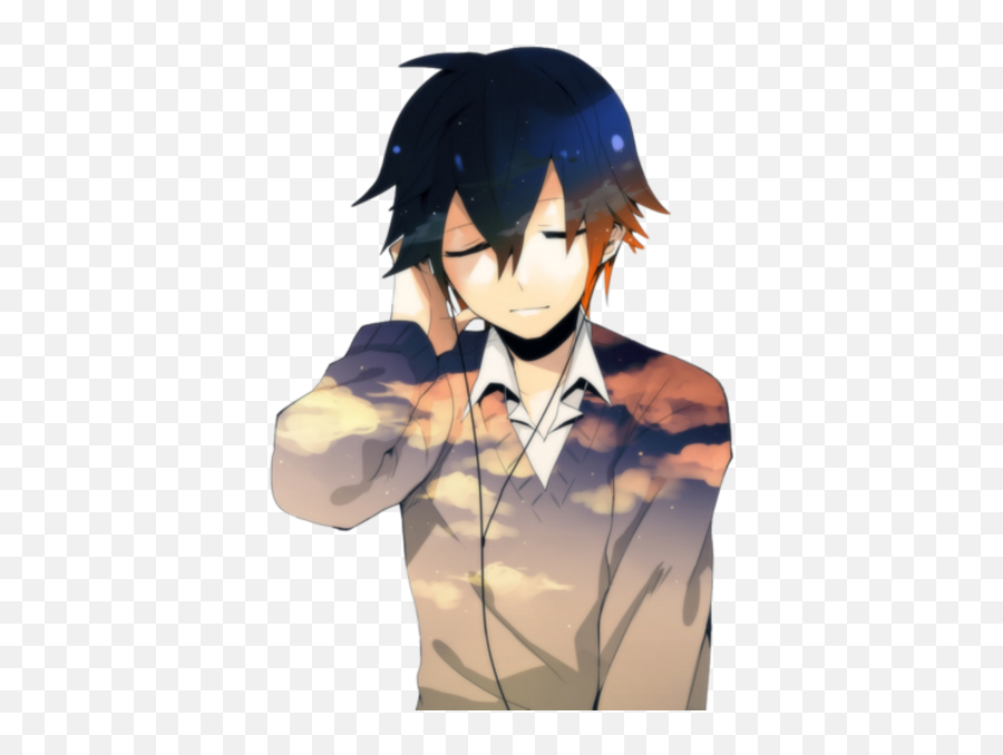 Anime School Boy Png Transparent Images - Anime Boy Hd Wallpaper For Android,Anime Hair Transparent