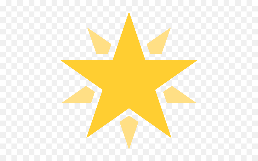 Glowing Star Emoji For Facebook Email - Emoji Glowing Star Png,Glowing Star Png