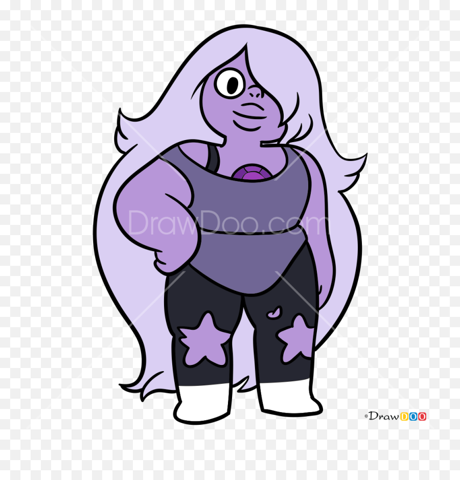 How To Draw Amethyst Steven Universe - Amethyst Steven Universe Steven Png,Steven Universe Amethyst Png