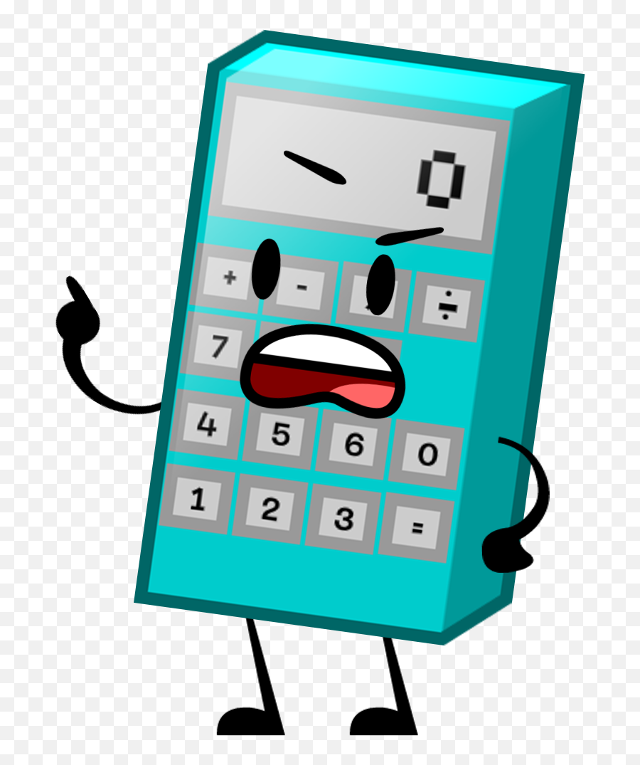 Calculator Inanimate Objects Wikia Fandom - Object Shows Recommended Characters Png,Calculator Png
