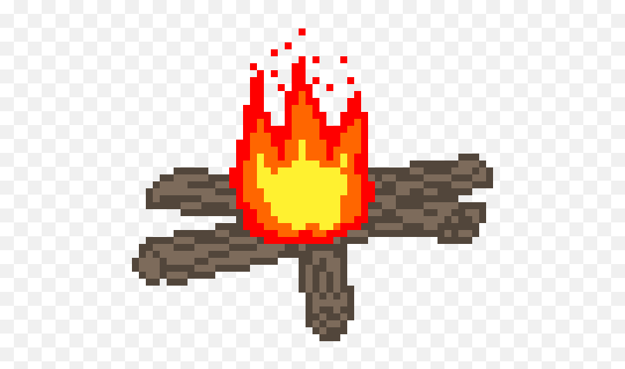 Fire Pit Pixel Art Maker - Emblem Png,Firepit Png