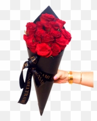 Cono De Rosas Rojas - Garden Roses Full Size Png Download Cono De Rosas Negras,Rosas Rojas Png