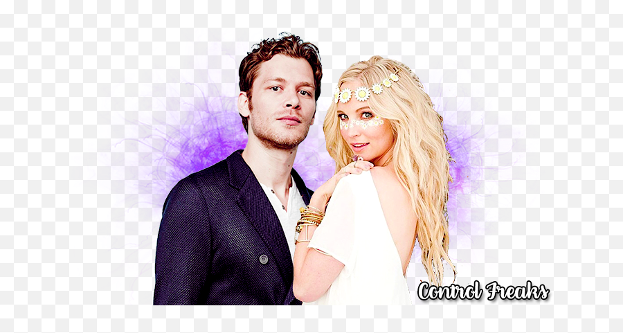 The Vampire Diaries - Control Freaks Niklauscaroline Caroline And Klaus Banner Png,Candice Accola Png