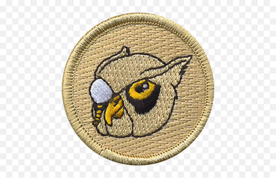 Monocle Owl Patrol Patch - Great Horned Owl Png,Monocle Transparent Background