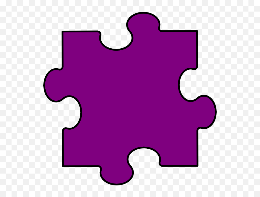 Purple Puzzle Piece Png Transparent - Puzzle Png Vector Blue,Puzzle Piece Png