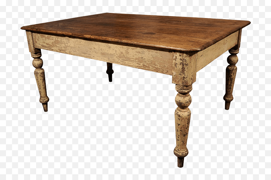 Antique Farmhouse Table Png Image - Old Table Transparent Background,Farmhouse Png