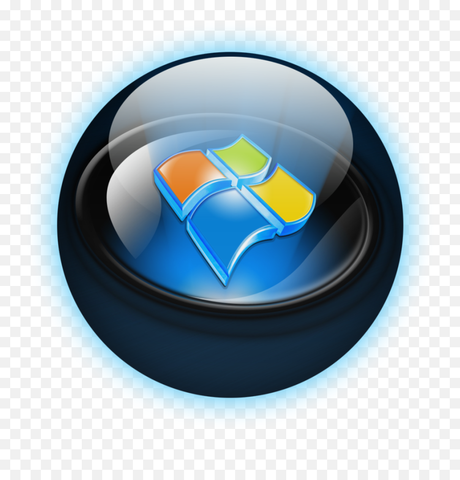14 Windows 7 Start Icon Images - Logo Windows 7 Bmp Png,Windows Start Button Png