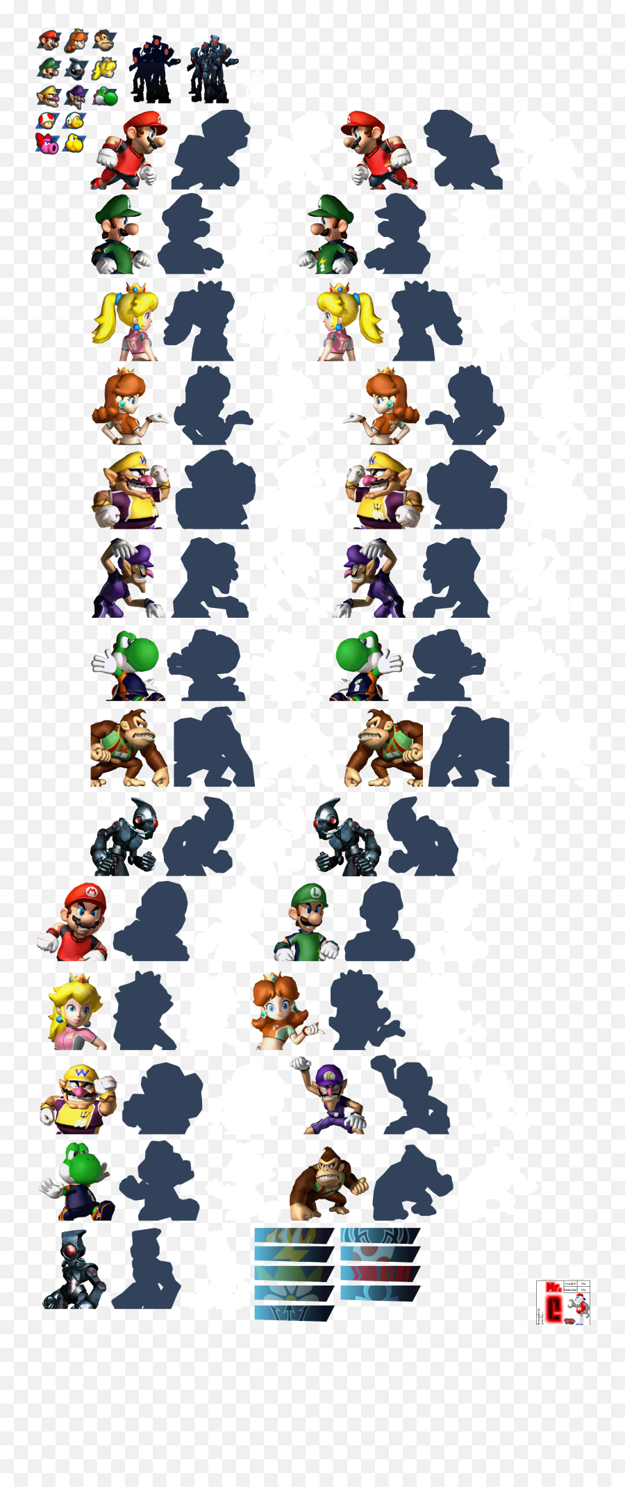 Gamecube - Super Mario Strikers Character Icons For Adult Png,Gamecube Icon Png