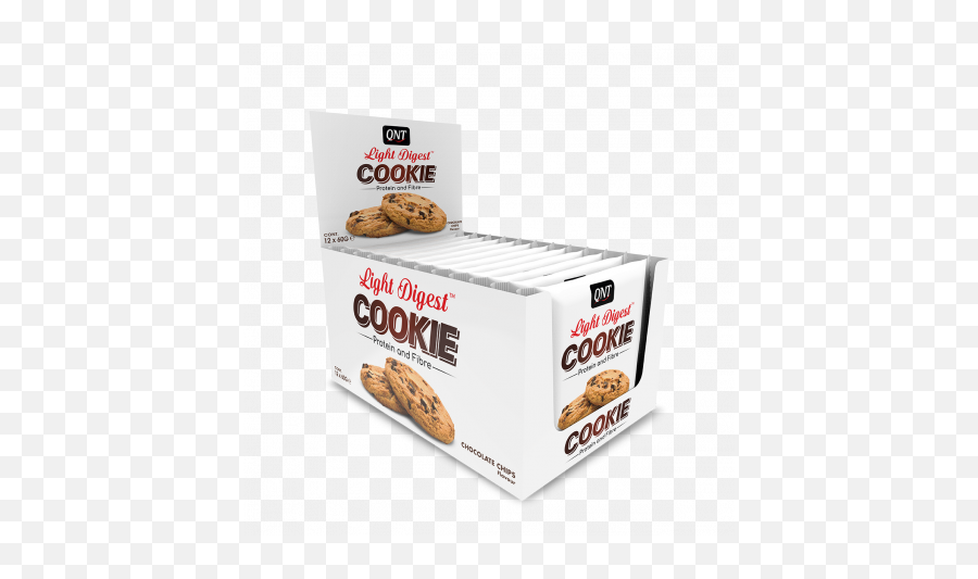 Light Digest Protein Cookie With Chocolate Chips 12 X 60 G - Bake Sale Png,Icon Meals Protein Cookie