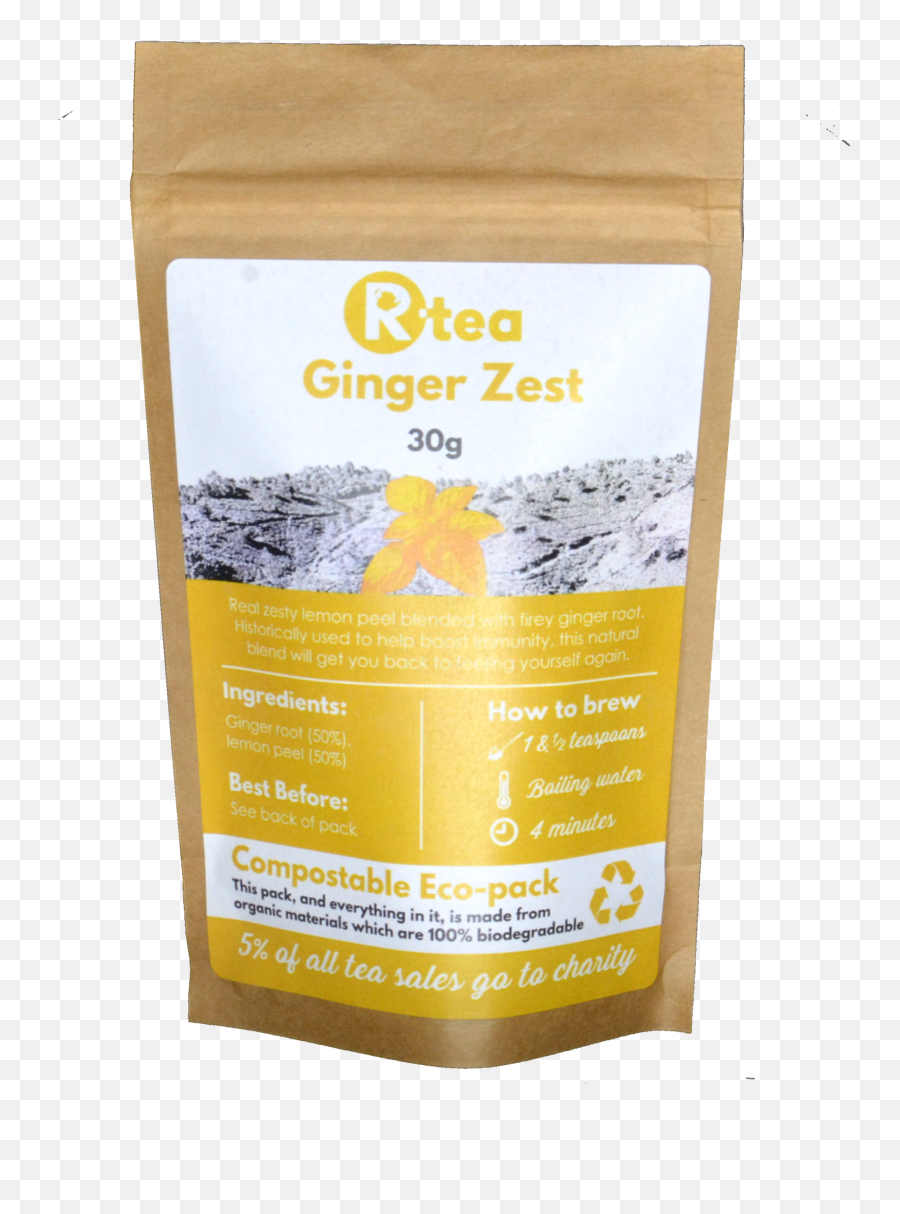 Ginger Zest Tea - Packaging And Labeling Png,Ginger Root Icon