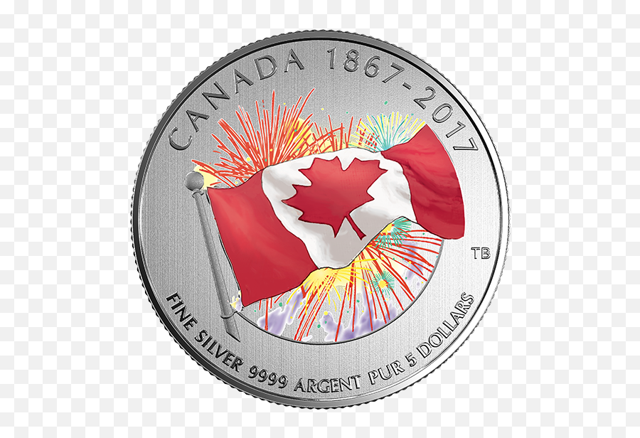 Proudly Canadian - Glow In The Dark 2017 5 14 Oz Fine Silver Coin Royal Canadian Mint Canada 150 Year Coin Png,Star Trek Discovery Folder Icon