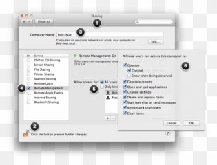 Configuring A Mac For Remote Management Creative Tech Support - Dot png
