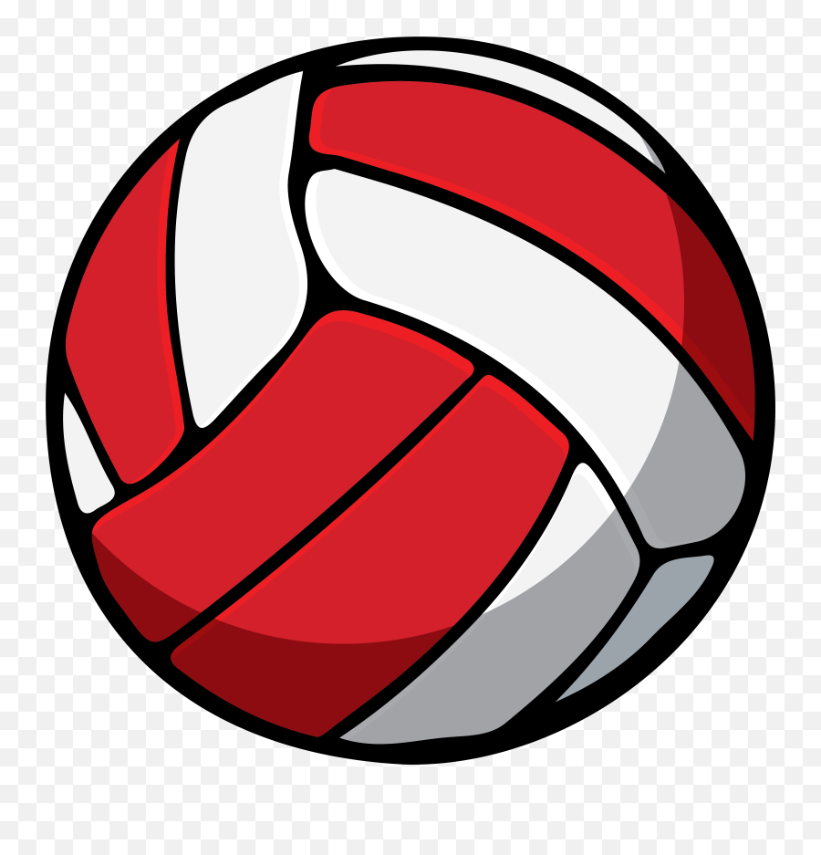 Volleyball Png Transparent Free - Red And Black Volleyball,Volleyball Transparent Background