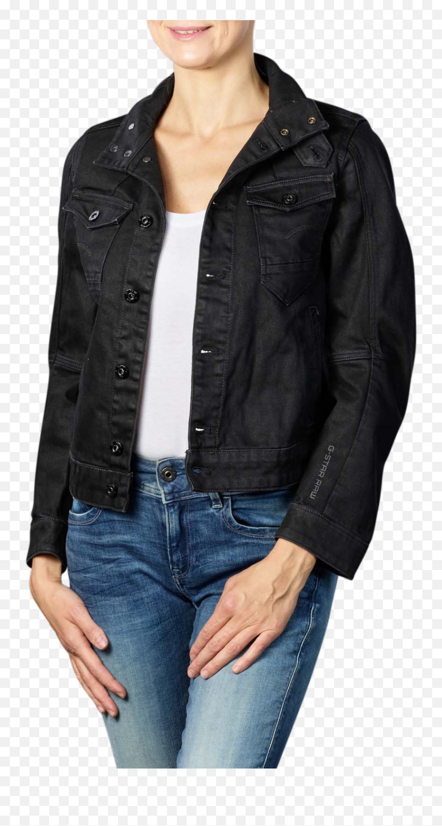 G - Star Arc 3d Pilot Jacket Pitch Black G Star Raw Damen Jacket Arc 3d Pilot Jkt Wmn Jacketg Star Raw Damen Jacket Arc 3d Pilot Jkt Wmn Png,Icon Arc Pants