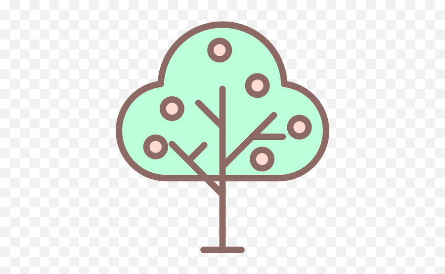Fruit Tree Icon Flat - Dot Png,Document Icon Flat