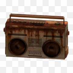 Download Beat Up Super Jank Boombox - Rusty Radio Roblox Png,Boom Box Png