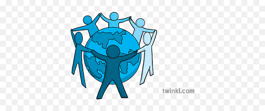 Pshce Wider World One Icon Logo Ks2 Illustration - Twinkl One World Icon Png,Blue World Icon
