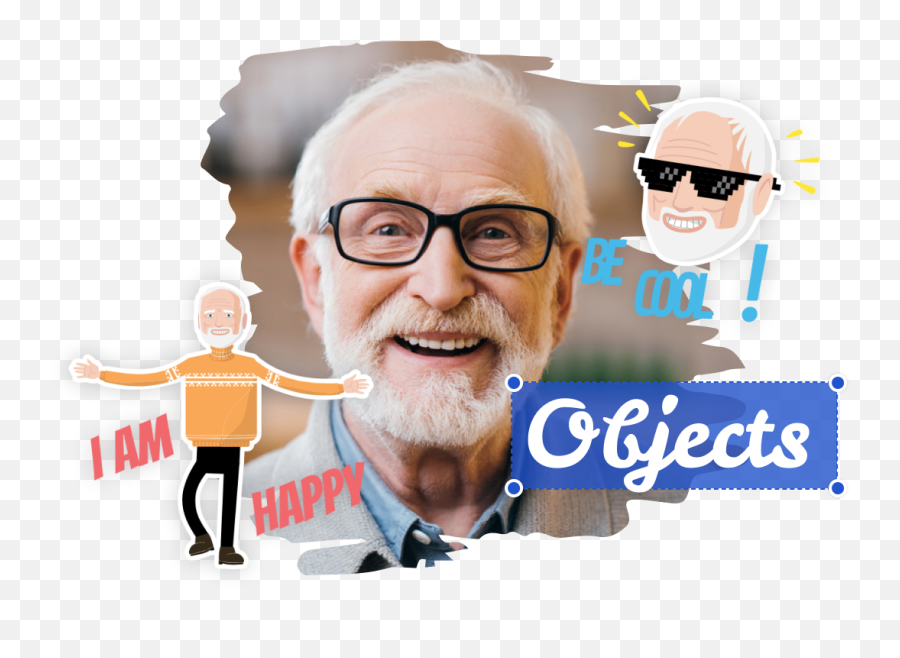 Meme Maker Free - Create Funny Memes Online Vistacreate Happy Old Age Man Png,Memes Icon