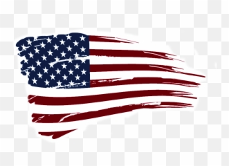 Colonial Flag Black And White Pictures - American Transparent png