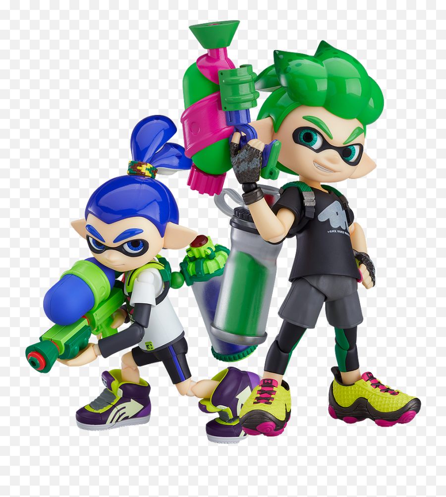 Figma Splatoon Boy Action Figure - Splatoon 2 Inkling Boy Png,Inkling Png