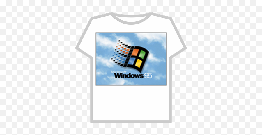 Windows 95 T - Shirt Roblox Disney Channel Original 2002 Png,Windows 95 Logo