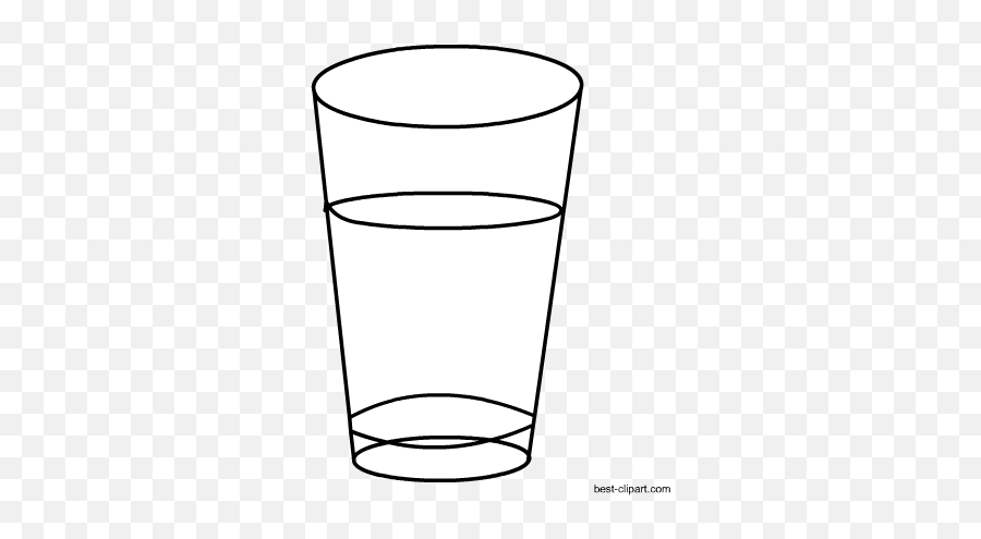 Free Healthy And Junk Food Clip Art - Pint Glass Png,Glass Of Water Png