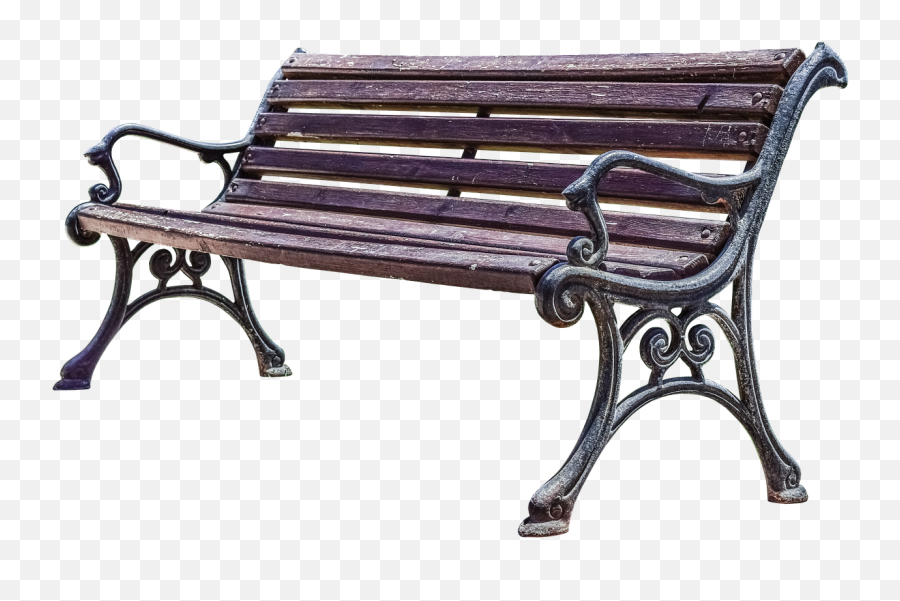 Wooden Bench Rest Seat - Park Bench Transparent Png,Bench Png