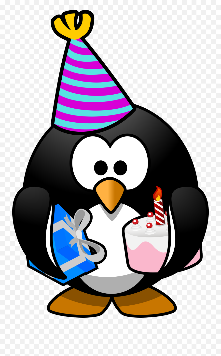 Party Hat - Birthday Penguin Clipart Png,Party Hat Png
