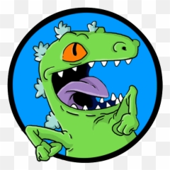 Transparent Blog Gif Rugrats Reptar Sticker - Reptar Rugrats Png,Rugrats Png