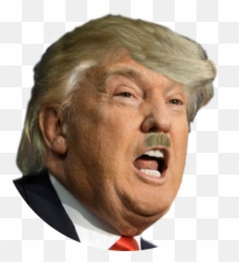 Would Trump Look Better With A Mustache - California Fires Trump Threatens To Pull Federal Aid Funds Png,Hitler Mustache Transparent