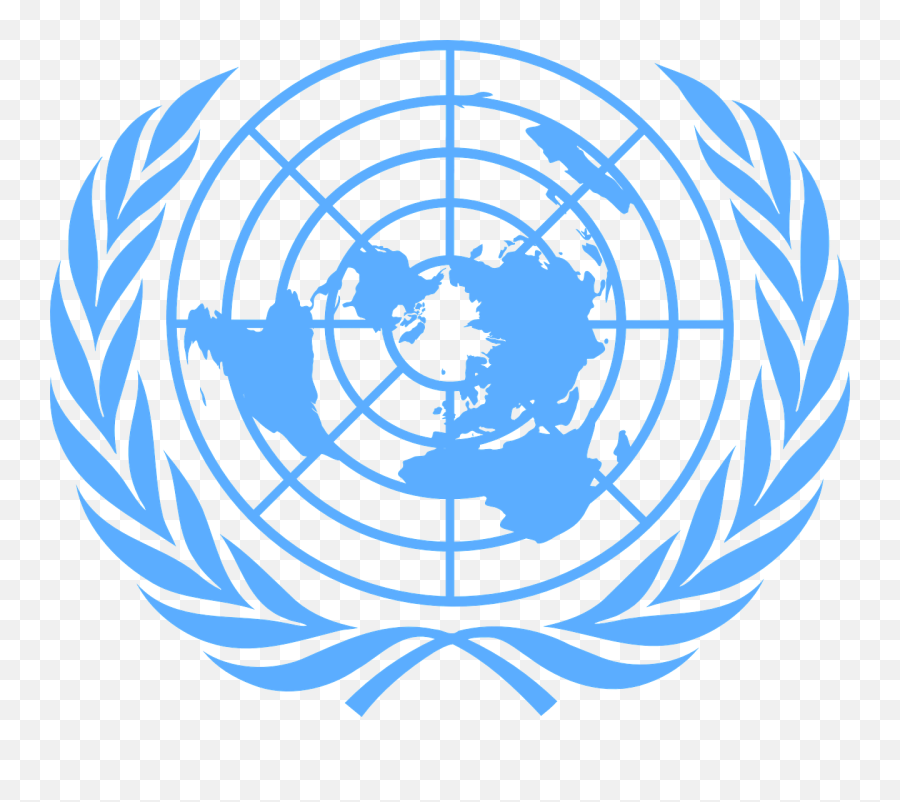 Blue Un Logo Vectorised Clip Art - Vector Clip United Nations Png,Globe Logo Png
