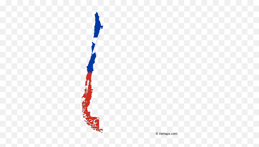 Vector Maps Of Chile Free - Chile Flag Map Png,Chile Png