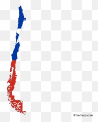 Vector Maps Of Chile Free - Chile Flag Map Png,Chile Png