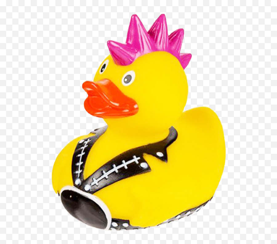 Bath Duck Toy Rock Punk Freetoedit - Punk Rubber Duck Png,Rubber Duck Transparent Background