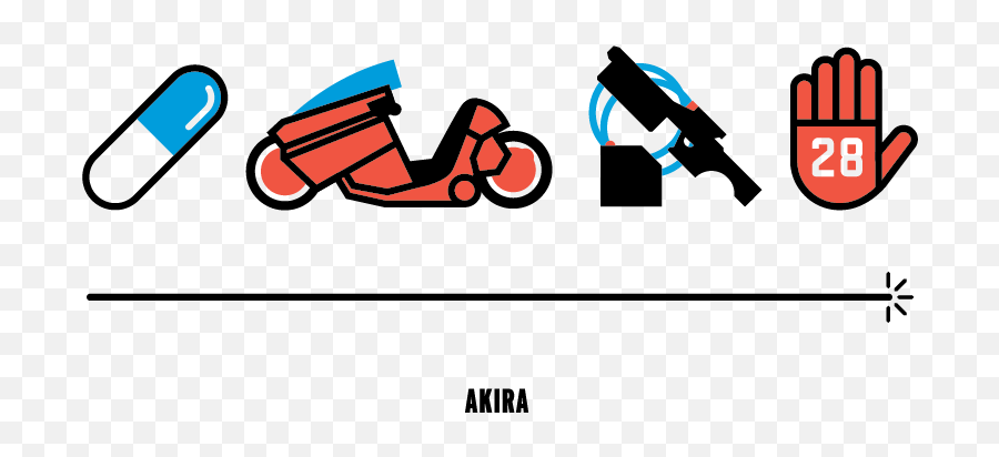 Akira Anime Infographic Summary - Akira Icon Full Size Png Akira Icon,Akira Png