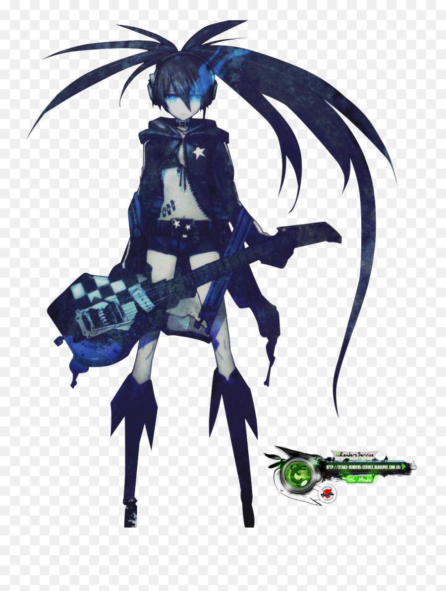 Brs Rocker Hd Png - Black Rock Shooter Guitar,Rocker Png