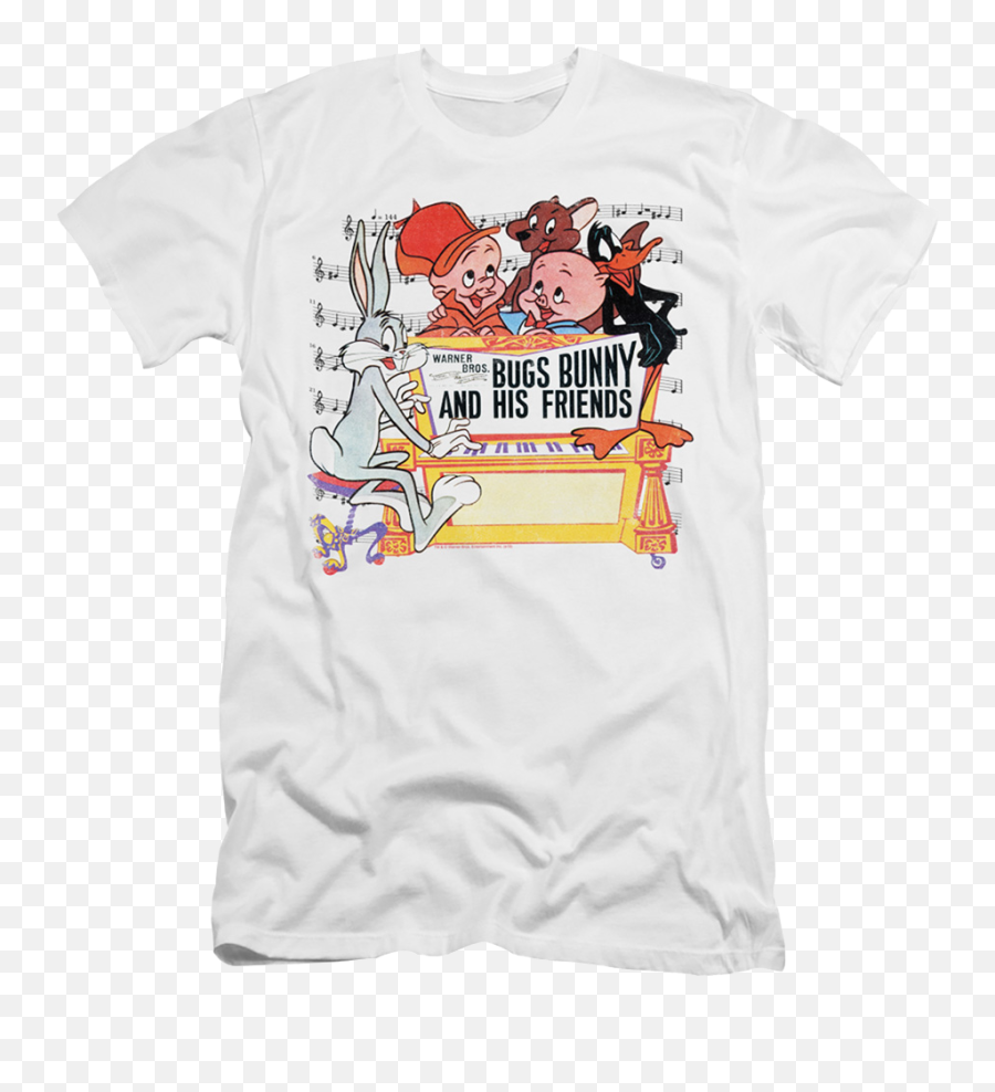 Bugs Bunny And His Friends Looney Tunes T - Shirt Tupac Merch Png,Elmer Fudd Png