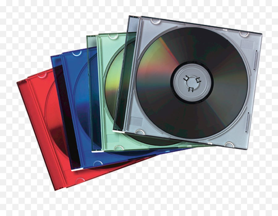 Fellowes 98317 Cd Jewel Case - Slimline Colours Music Cds Png,Cd Case Png