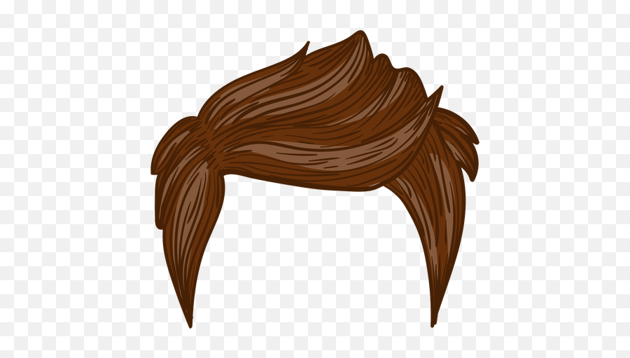 Men Hair Style Illustration - Undercut Png,Wavy Hair Png