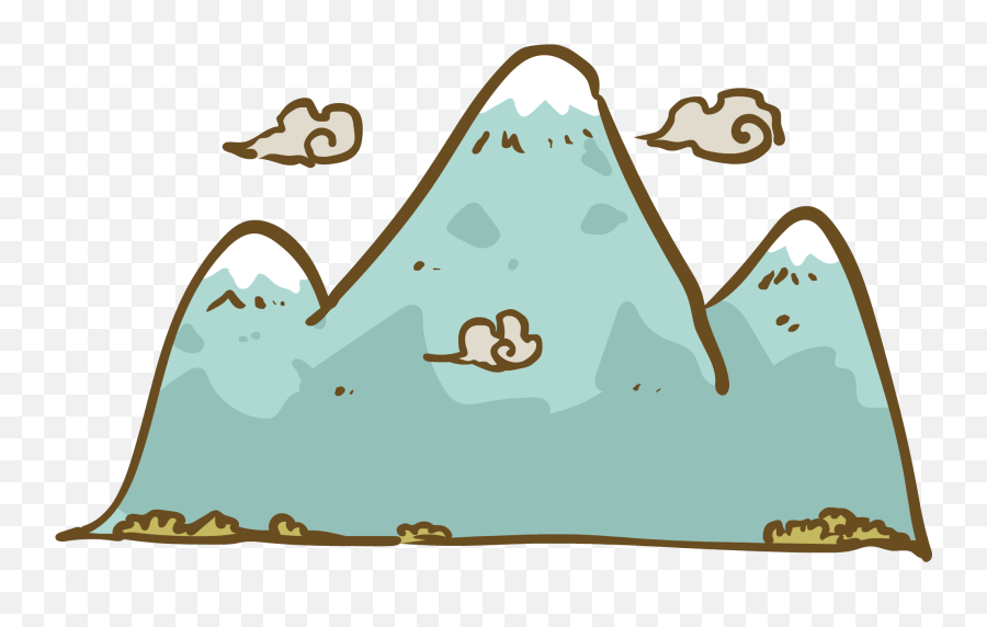 Mountain Peak Png - Kanji For Mountain Transparent Cartoon Peak Clipart,Mountain Clipart Png