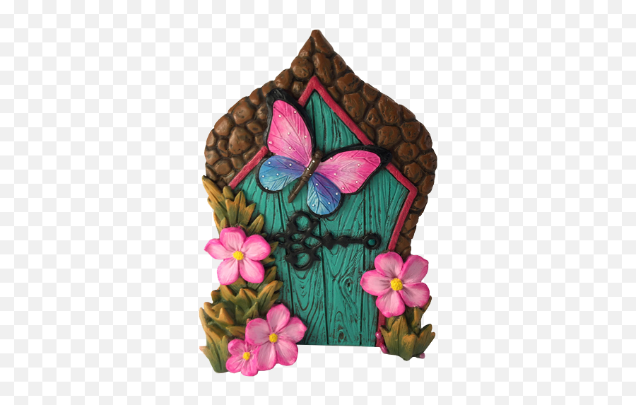 Miniature Butterfly Fairy Door For The Enchanted Garden Fairies And Gnomes Png