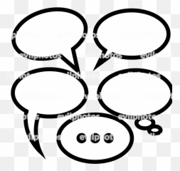 Speech Bubble Drawing - Speach Bubble Png,Bubbles Background Png
