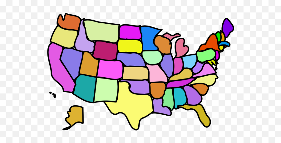 Free United States Map Images - Cartoon Us Map Png,United States Map Transparent